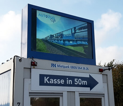 75 Zoll Outdoor Monitor - RDC Autozug Sylt